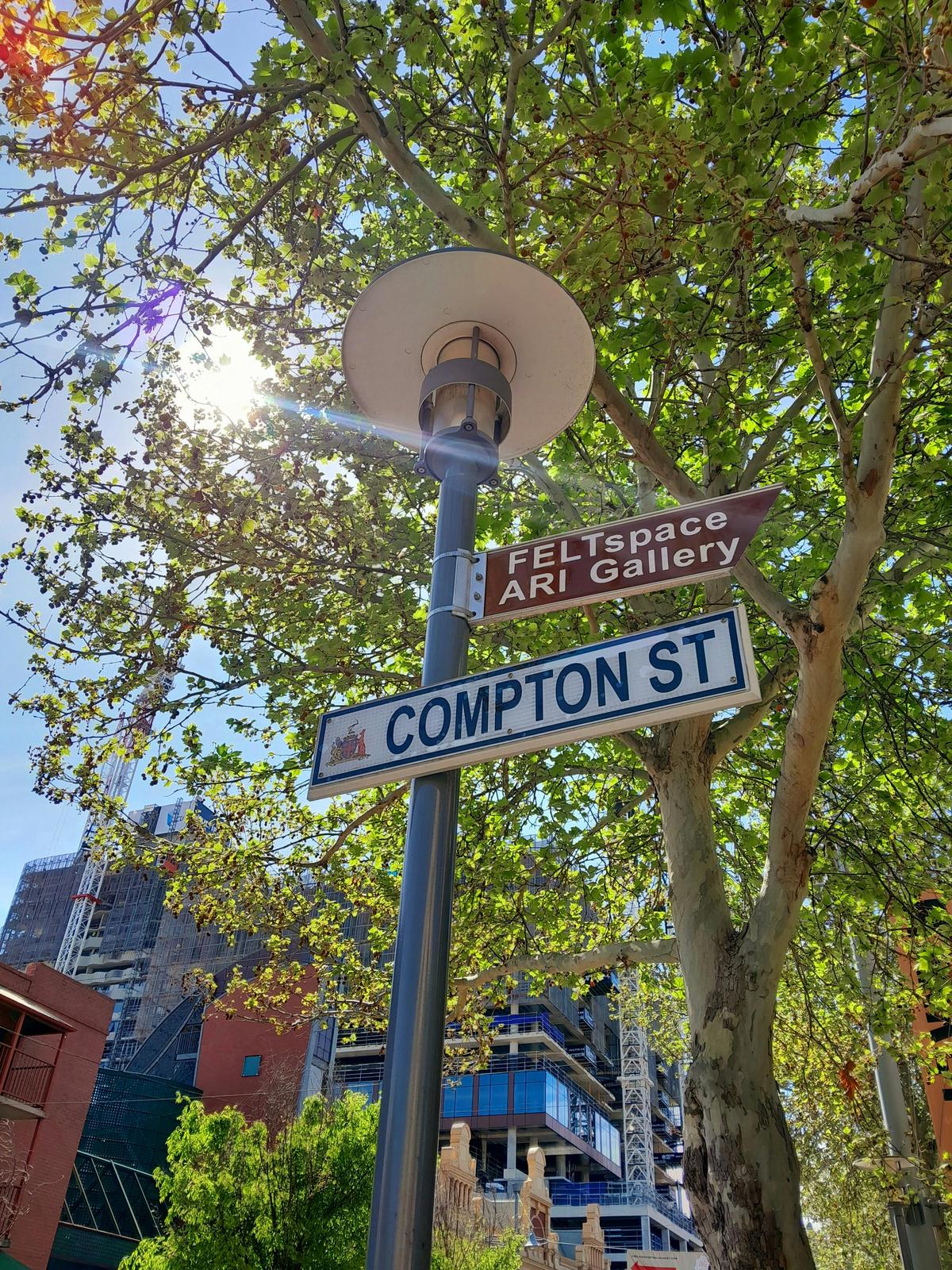 Lana Lang store located off Gouger Street in Compton Street, Adelaide CBD - next to the Markets