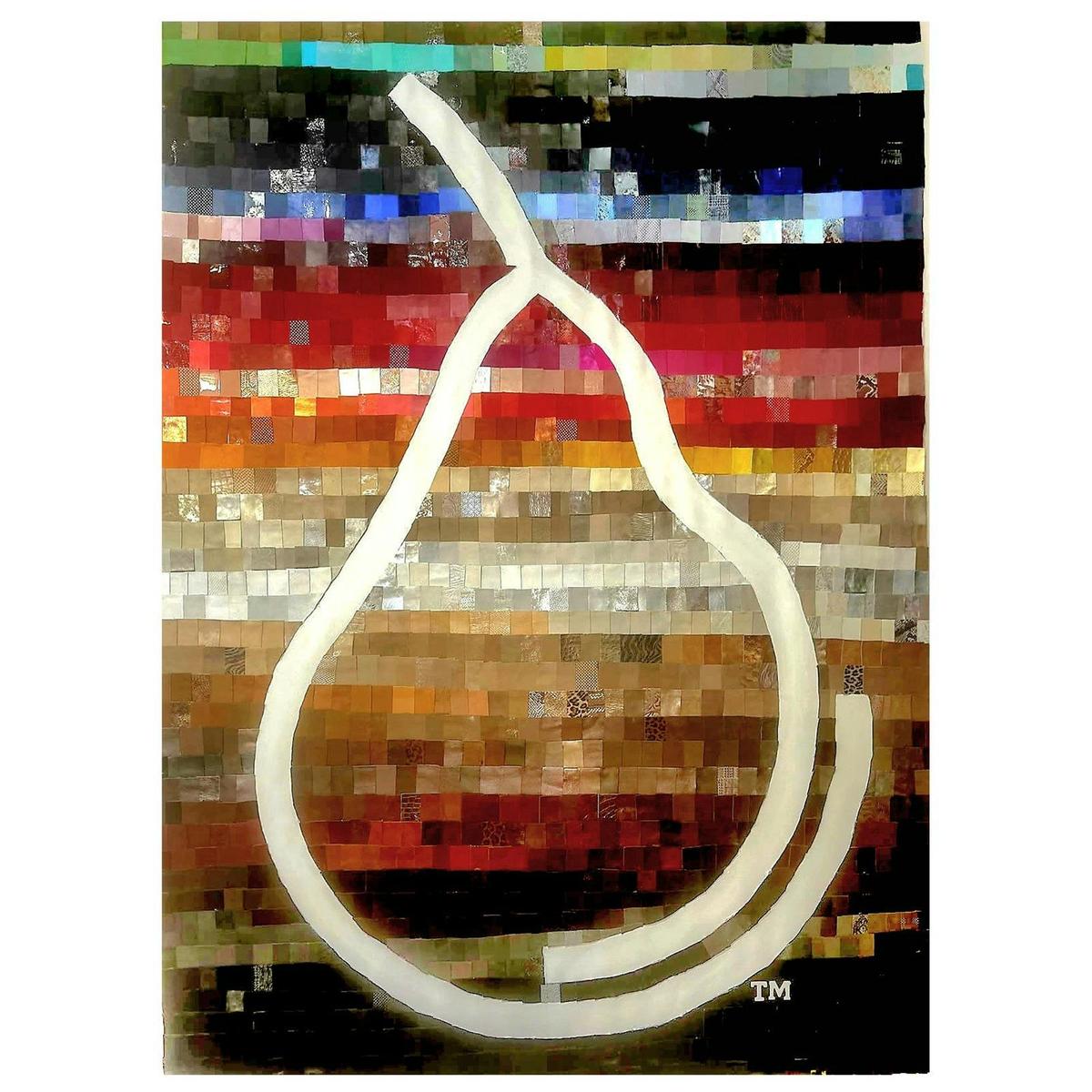 Lana Lang Leather Swatch Pear Artwork