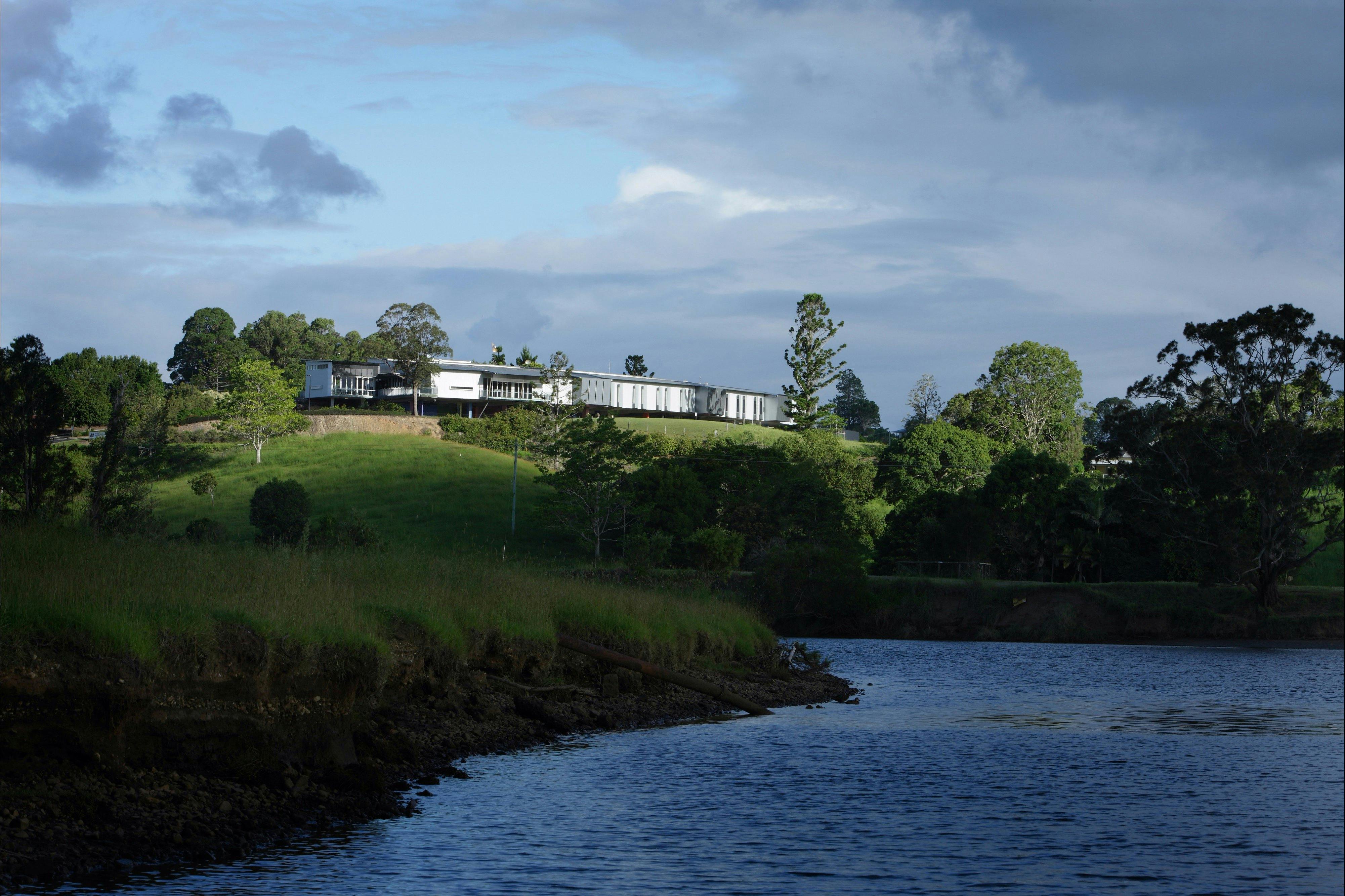 Tweed Regional Gallery offers panoramic views of the Tweed River.