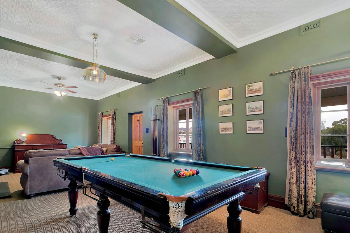 First floor grand entertaining lounge with billiard table