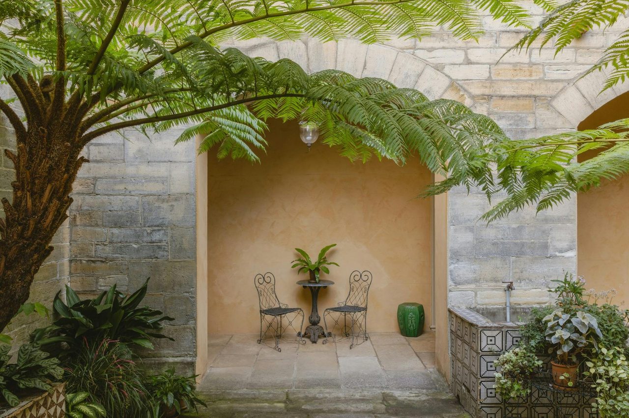Historic courtyard
