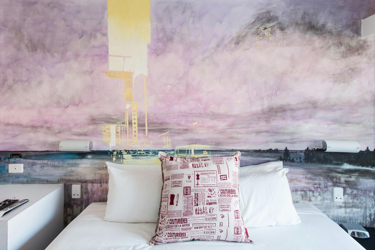 Minima Art Room designed by local artist Thomas Buchanan