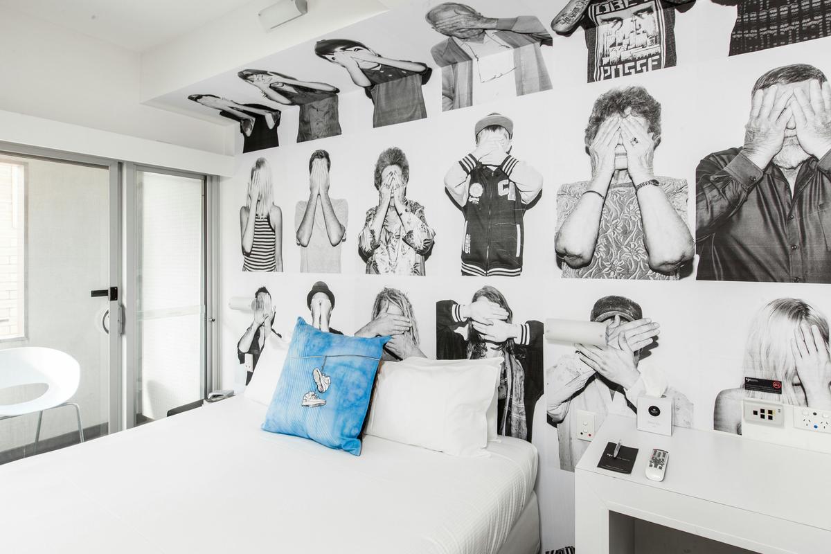 Minima Art Room designed by local Artist Jonathan VDK