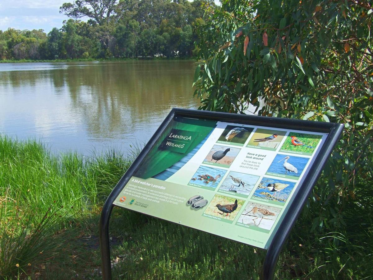 Interpretive Signage at Laratinga Wetlands, Mount Barker