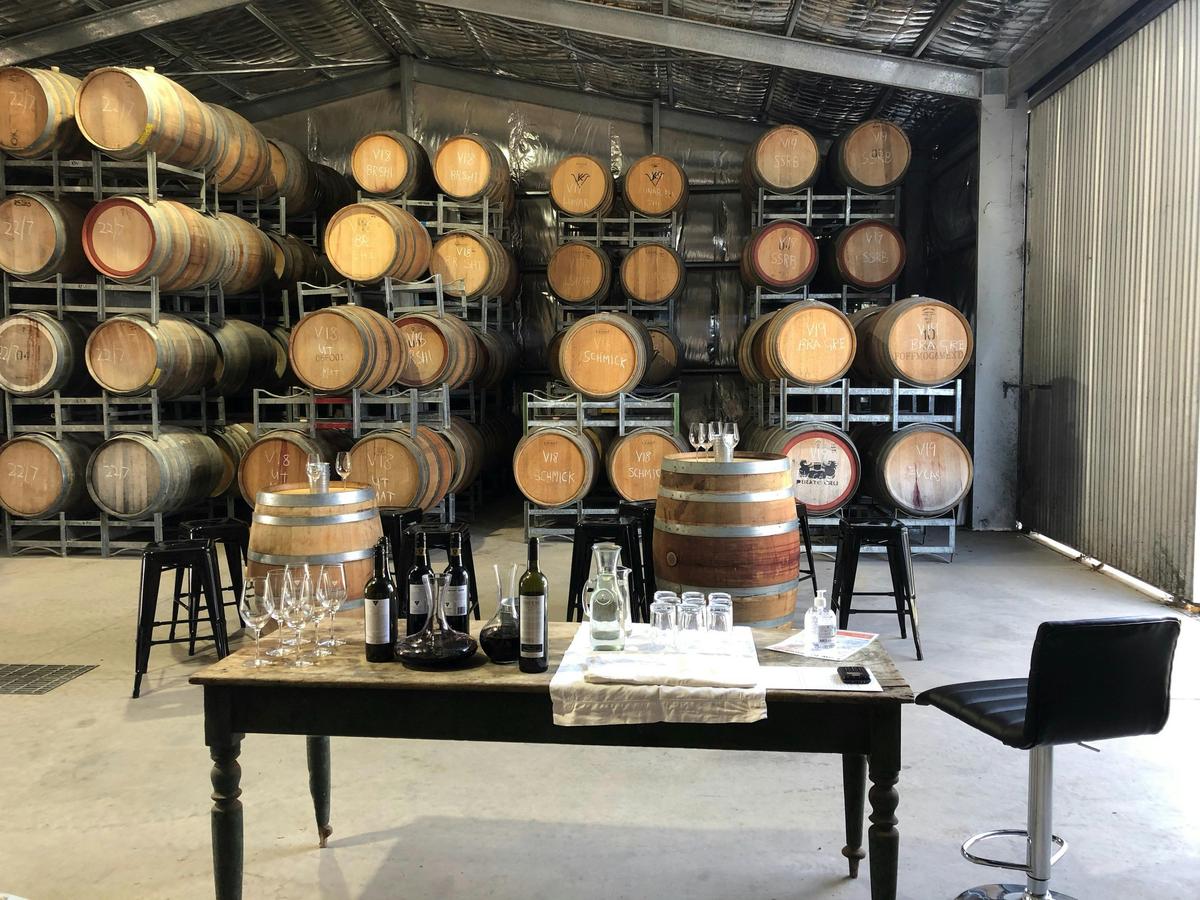 Barrel Shed tasting
