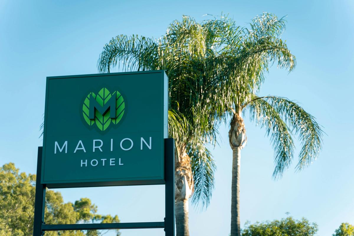 Marion Hotel Sign