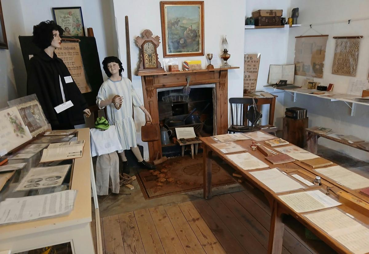 Schoolroom with bake oven