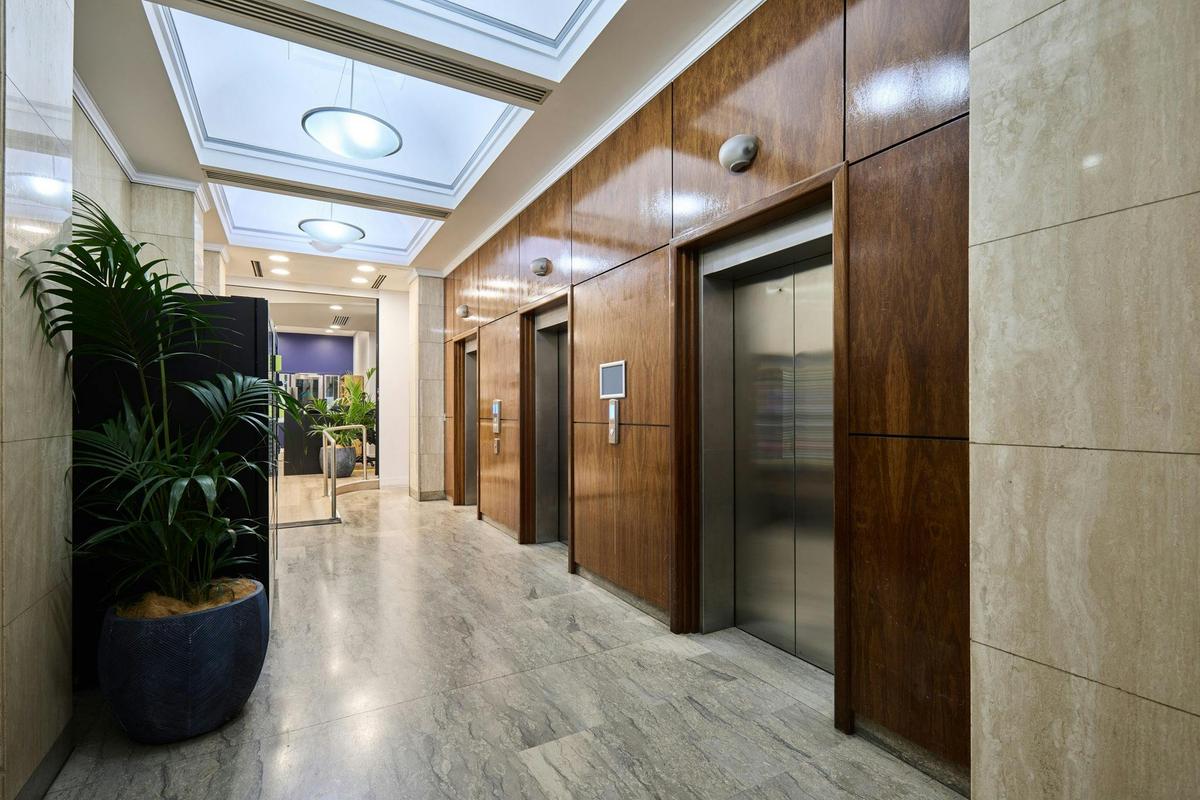 elevator, lobby