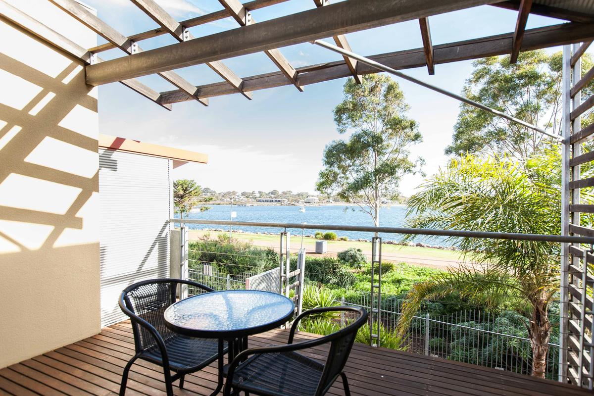 Balcony - View from the Waterview Apartments