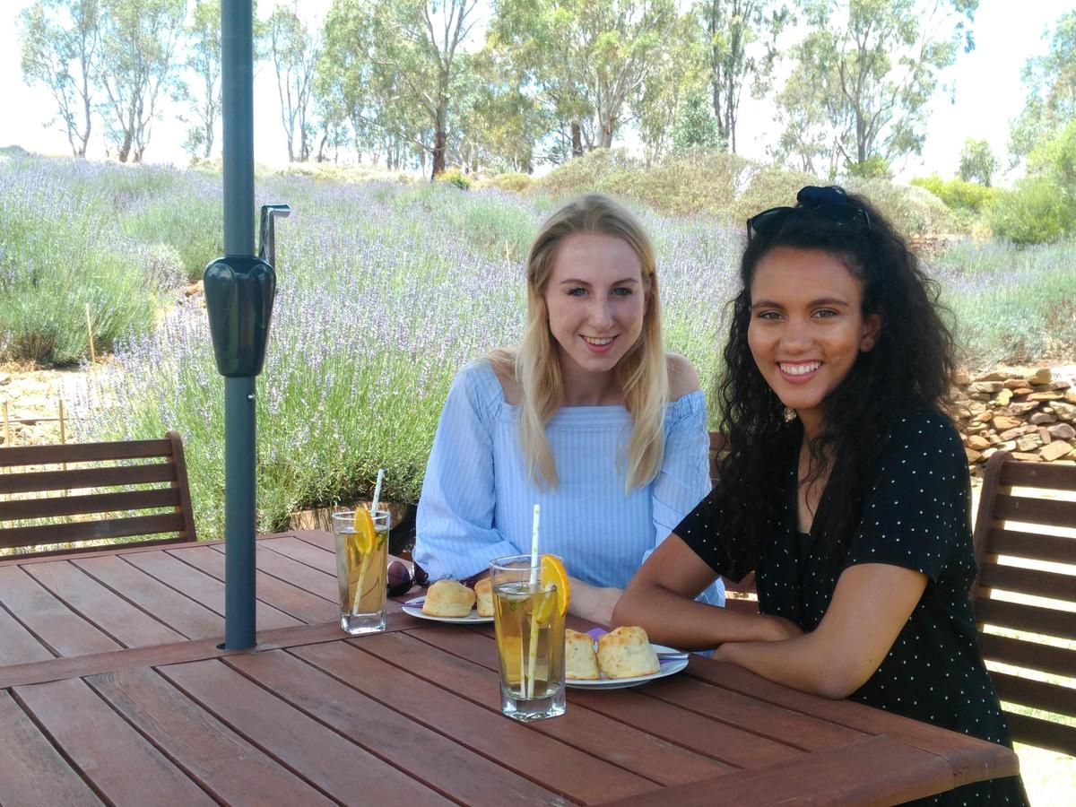 Relaxing ladies