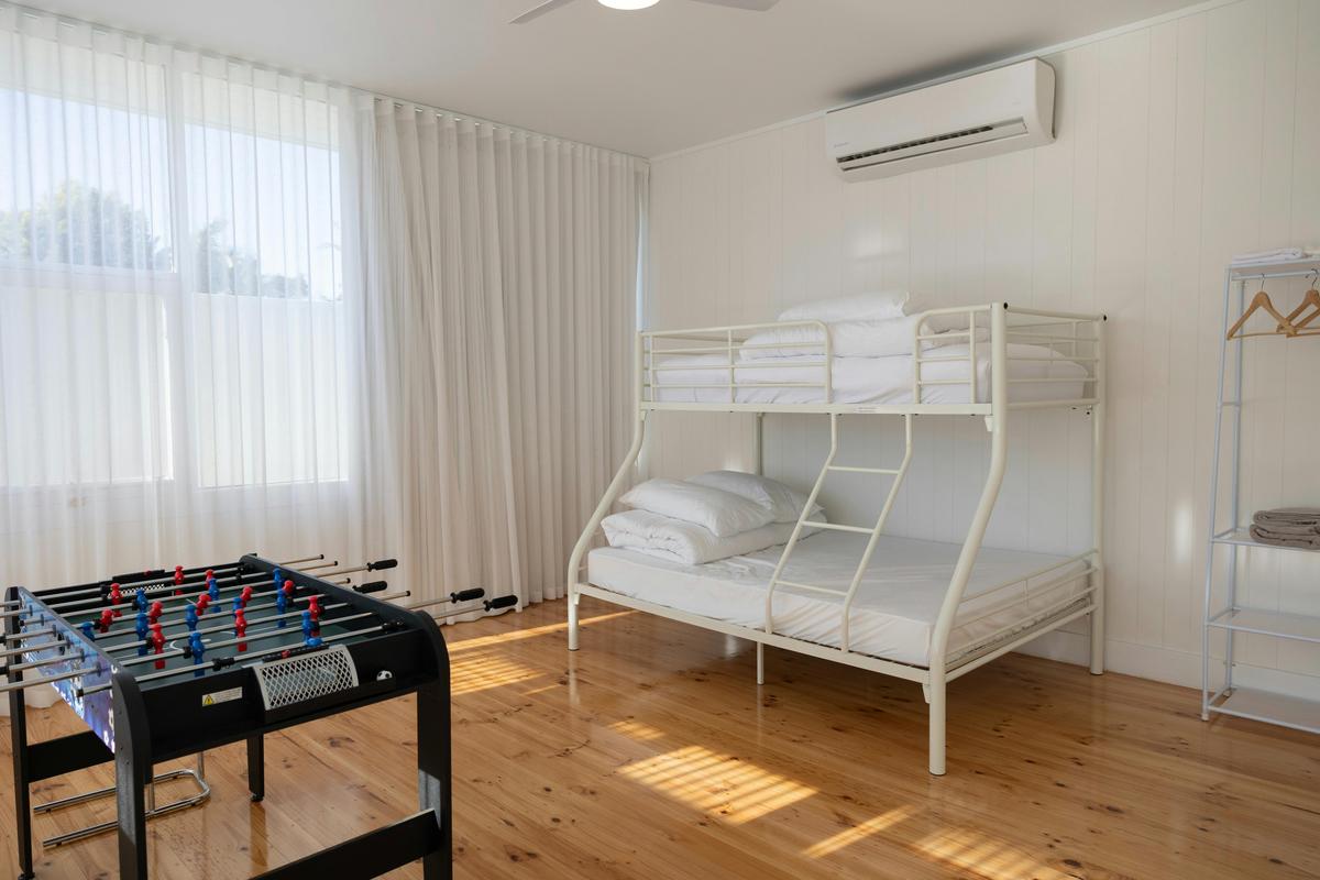 bunk beds and game room