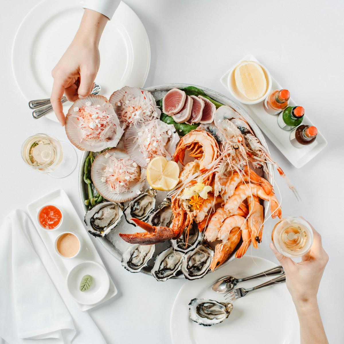 Mayflower Restaurant Iced Seafood Platter
