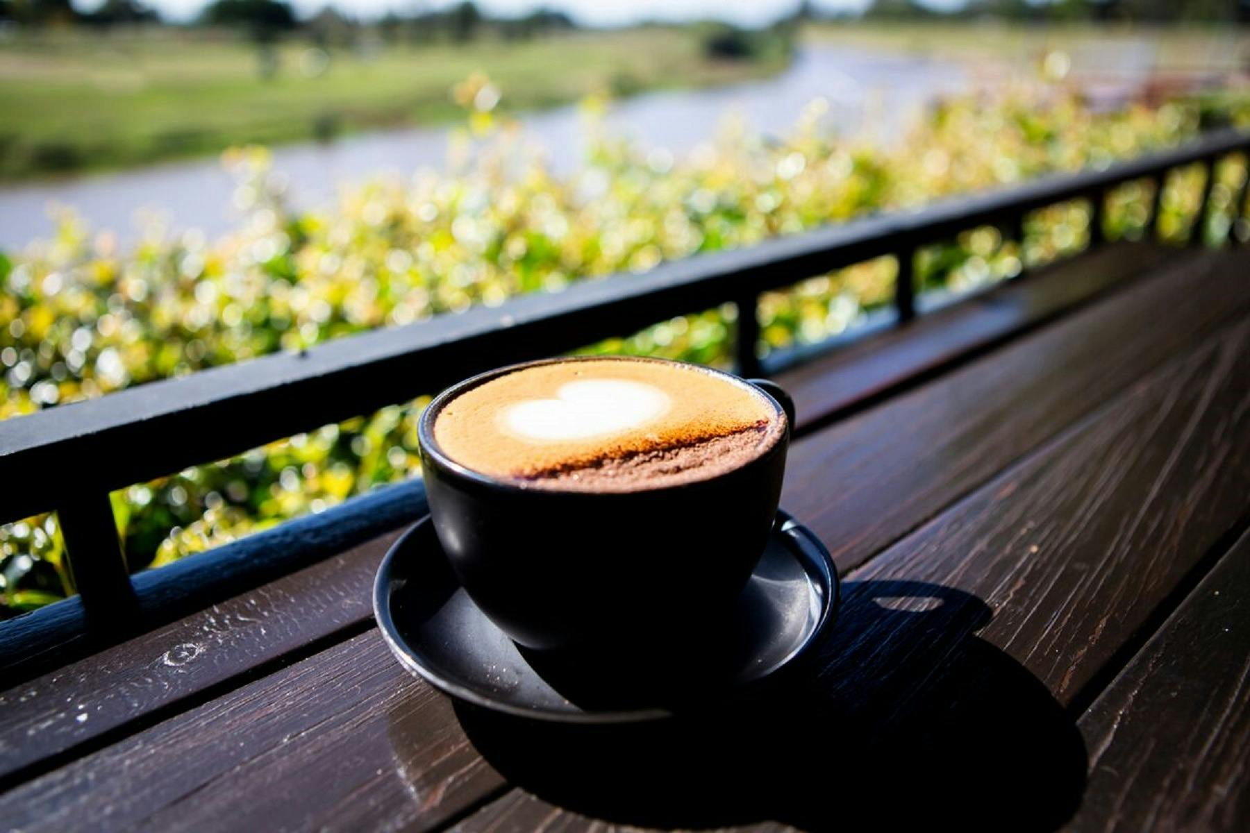 Coffee at Orange Tree Cafe at The Levee