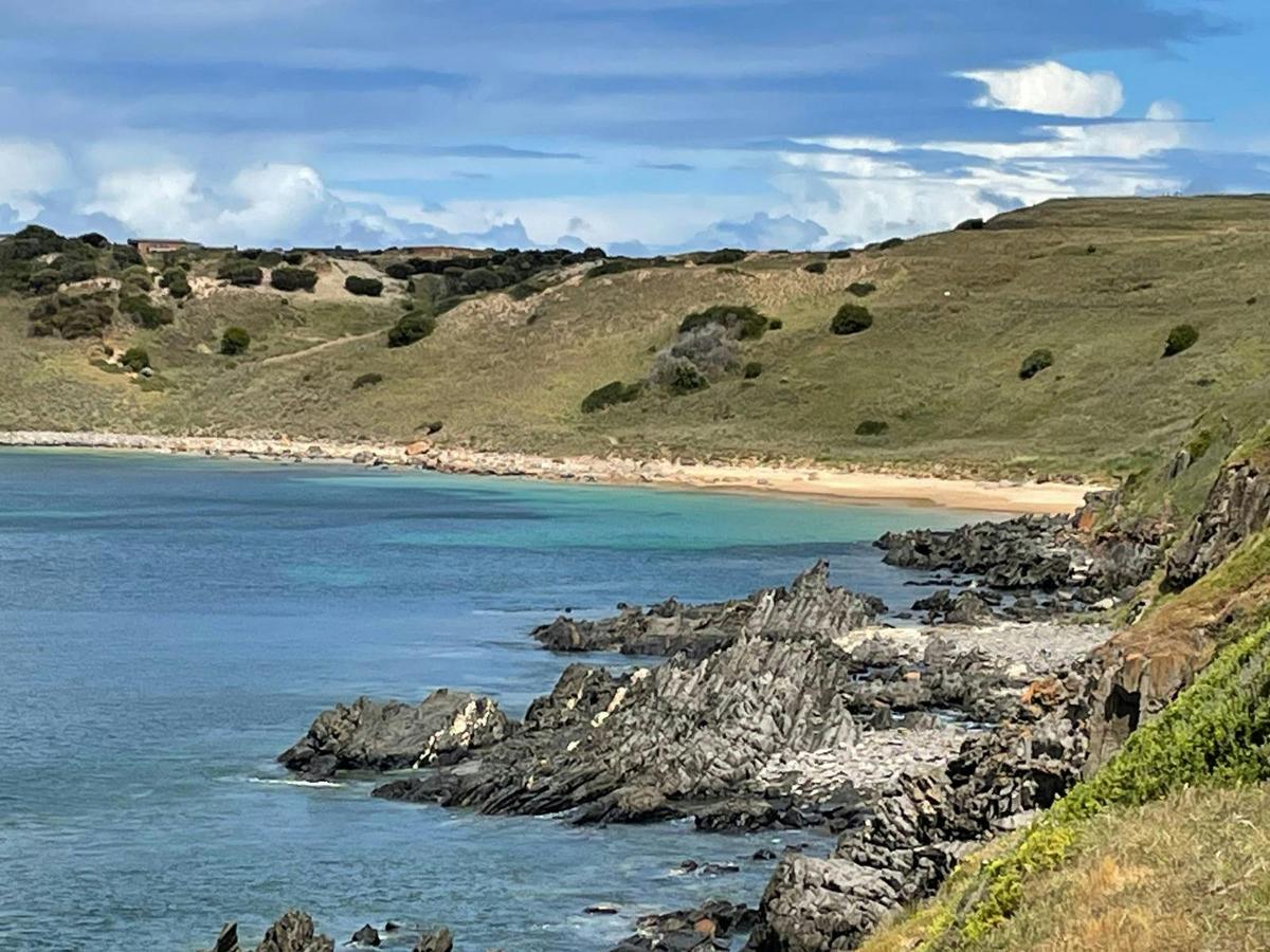 View of an Aboriginal fish trap