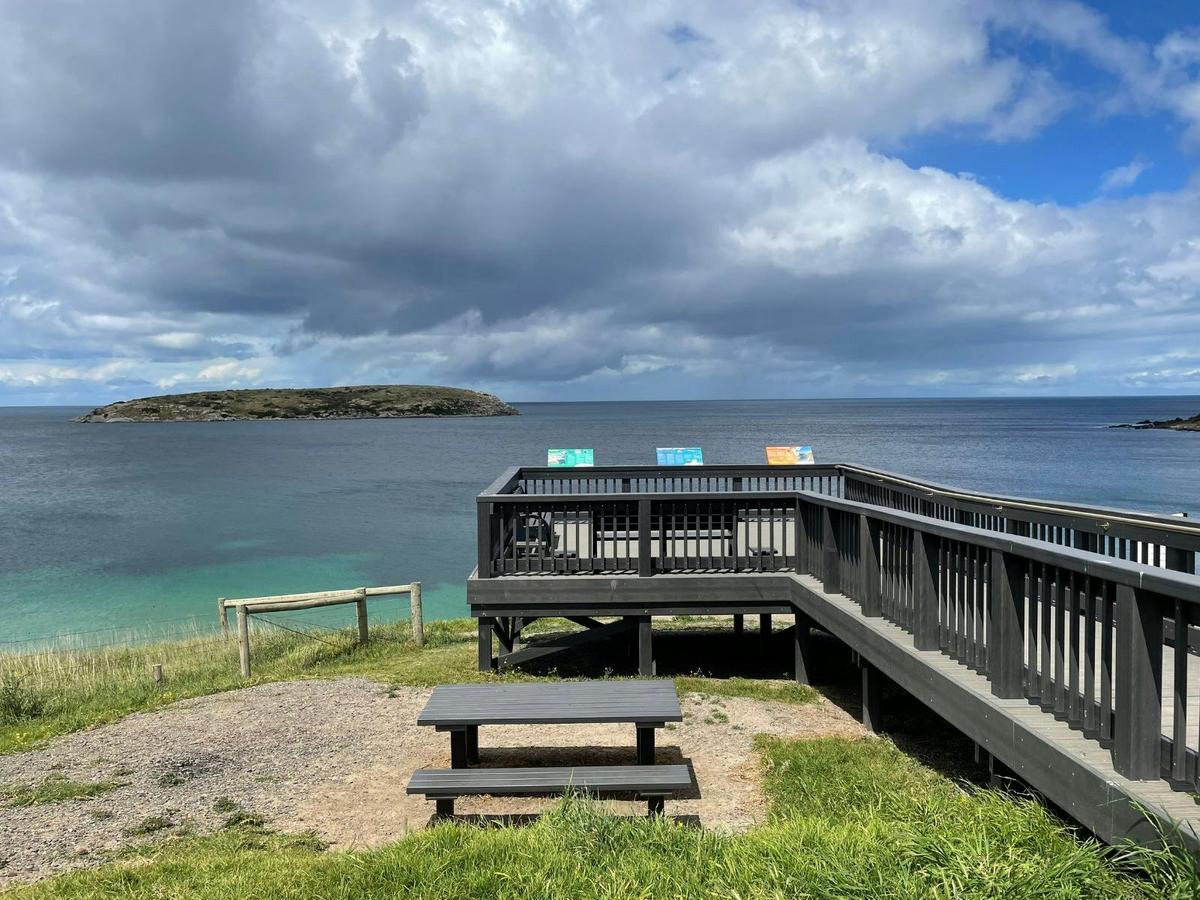 View of the lookout to West Island