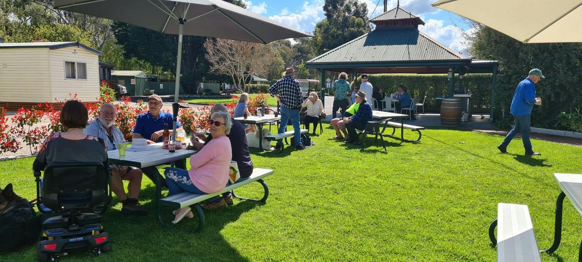 BBQ /entertaining area