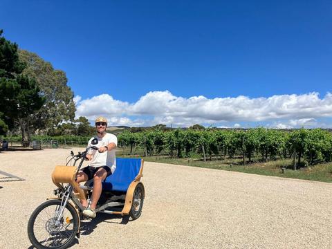 eTukTuk Tour from Shirvington Wines, McLaren Vale - SA eBikes