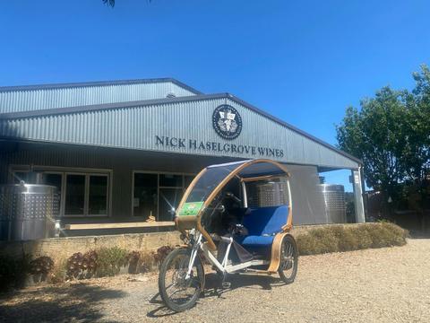 eTukTuk Self-guided Tour from Oxenberry Farm, McLaren Vale - SA eBikes