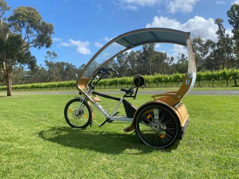 eTukTuk Adventure from Oxenberry Farm McLaren Vale - SA eBikes