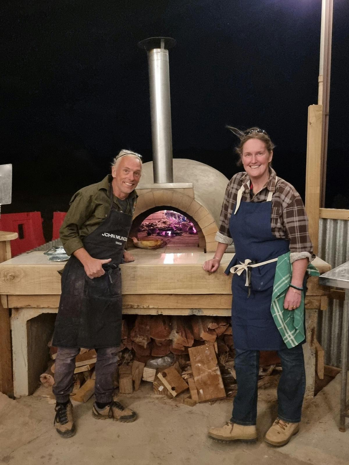 Pizza Chef John and Monika