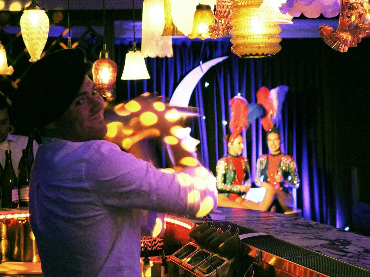 The Honeycomb Club waitsaff and bartenders are as talented as the performers
