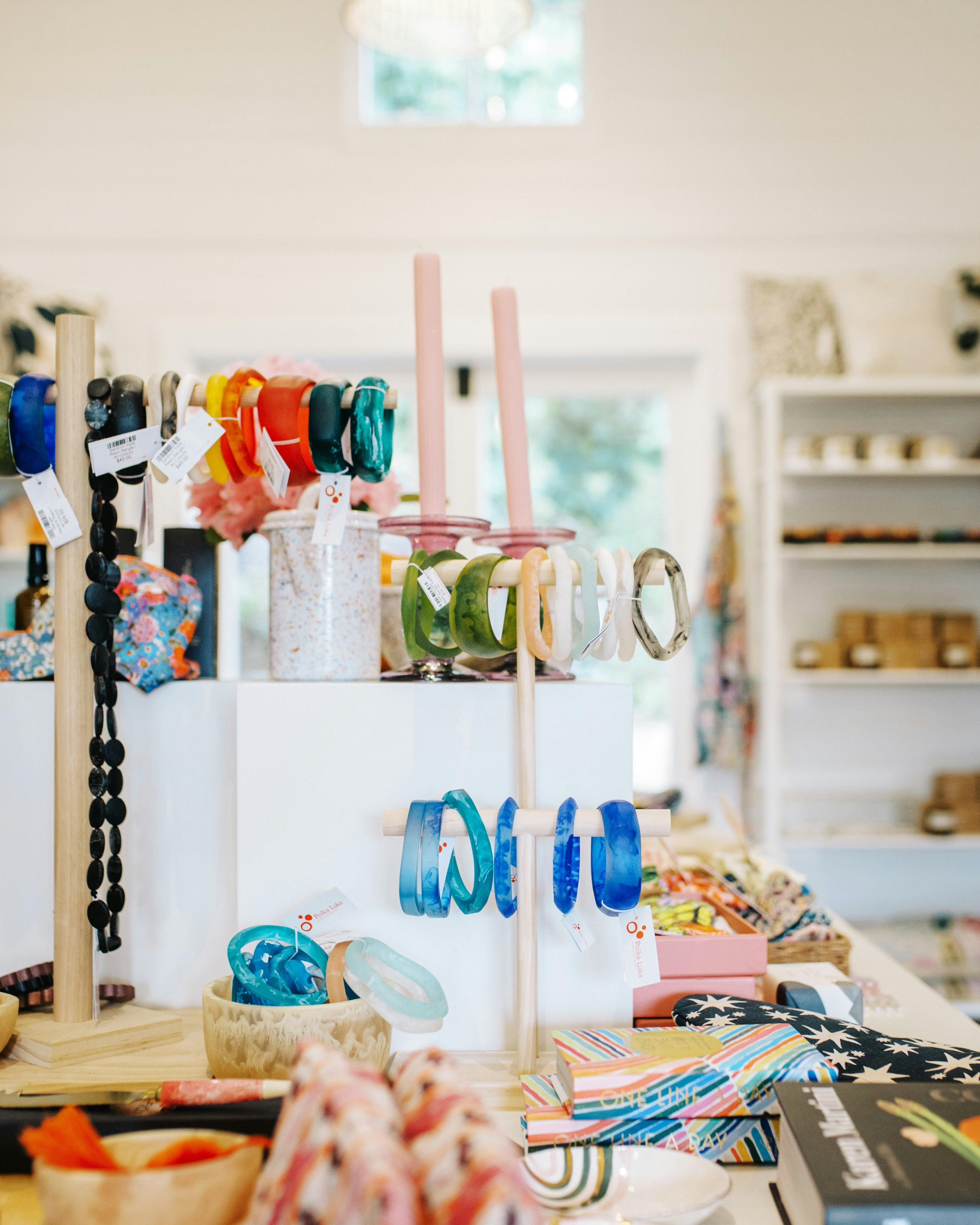 Quirky homewares, interesting books, gorgeous clothing.