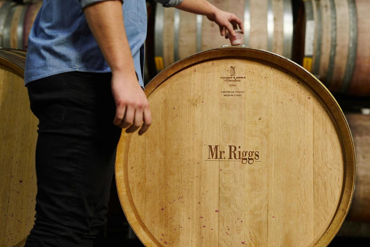 Mr. Riggs Wine Barrel