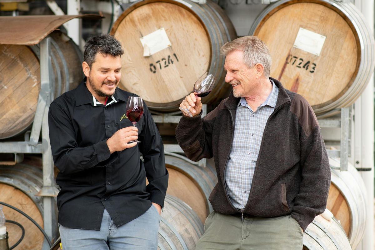 Winemaker Martin Moran &  David Dreckow