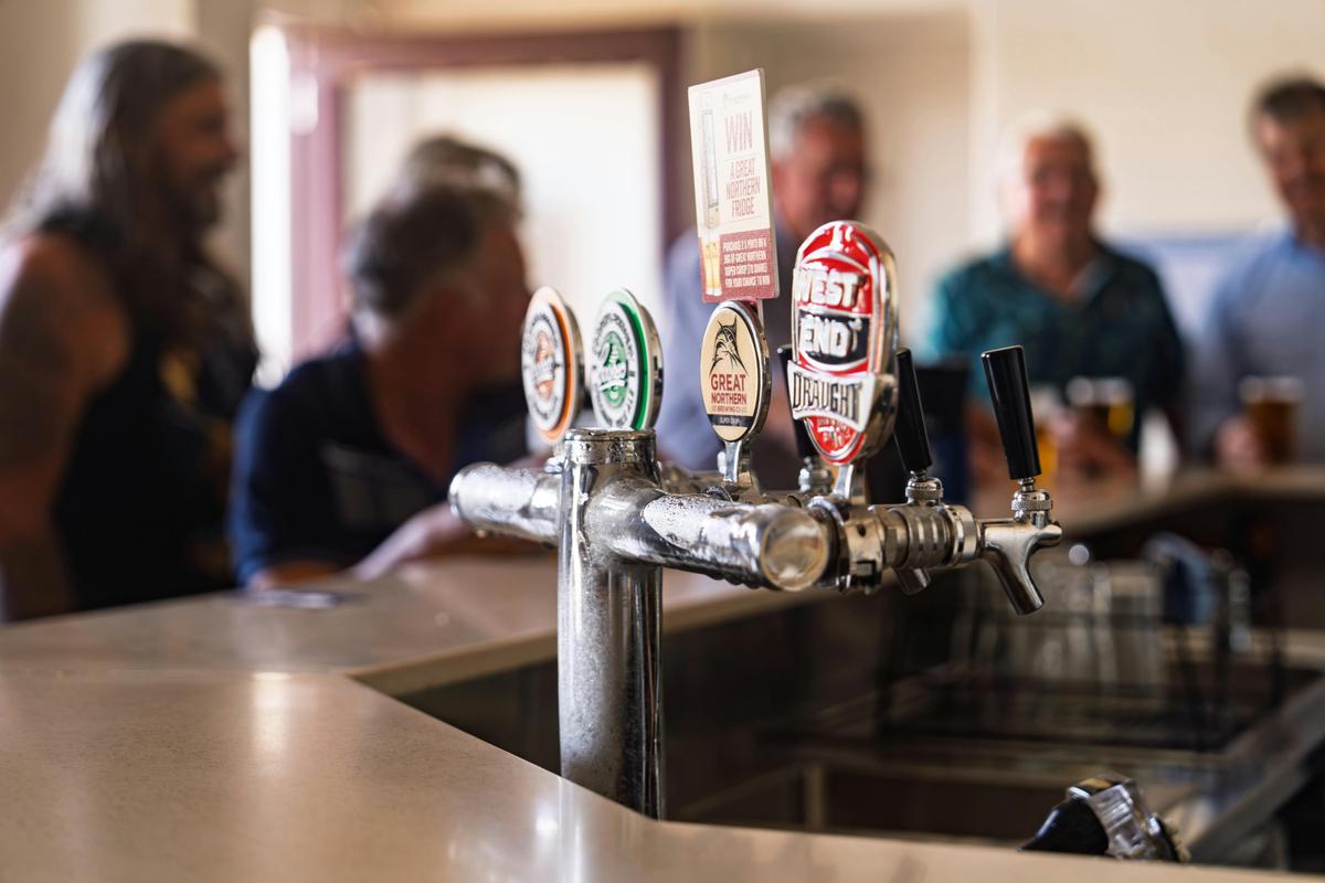 If you're in need of a cold beer, come to the front bar at The Old Bushman Hotel!