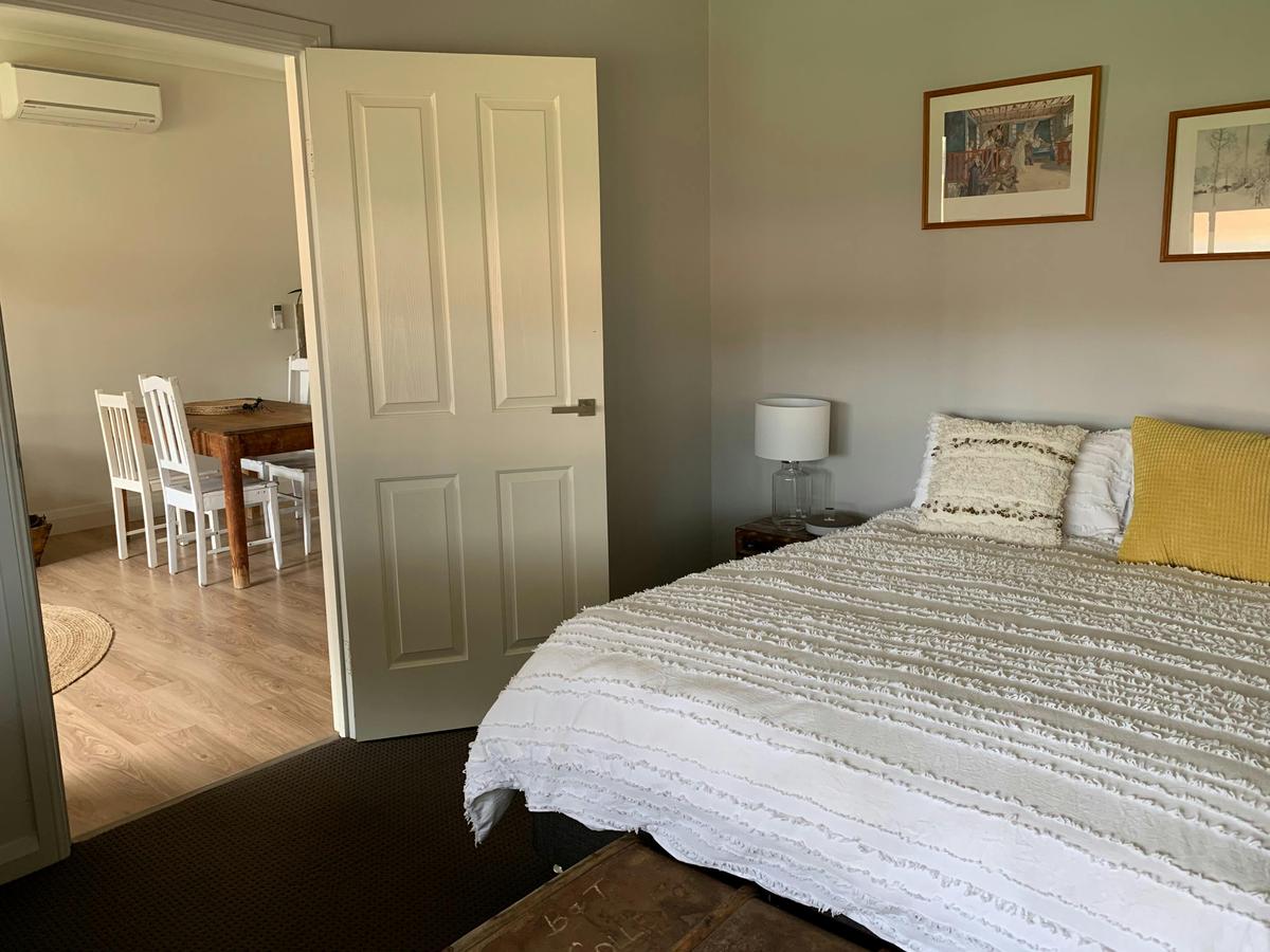 Bedroom 1 with queen bed and built in robes