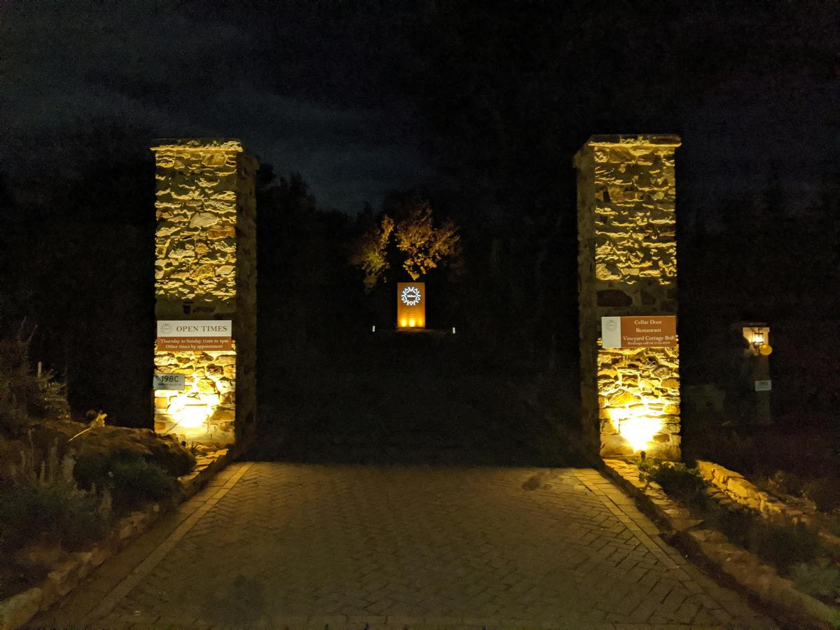 Mt Bera Cellar Door entry from Torrens Valley Rd