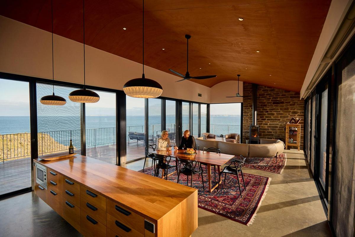 Open plan living with views