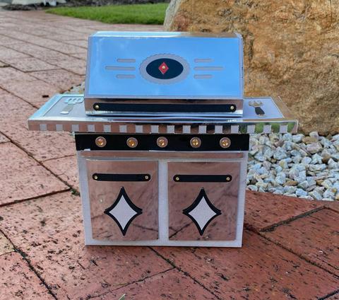3D Paper Sculpture - BBQ Gift Box