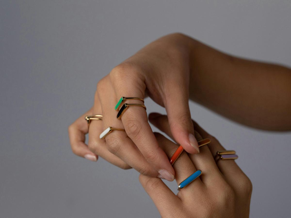 Stacker Rings by Naomi Murrell
