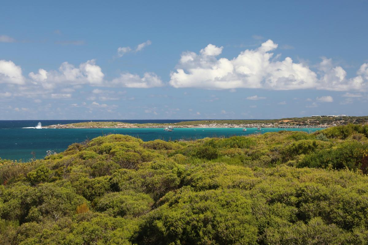 View from deck of Ocean View towards Point Ellen and jetty