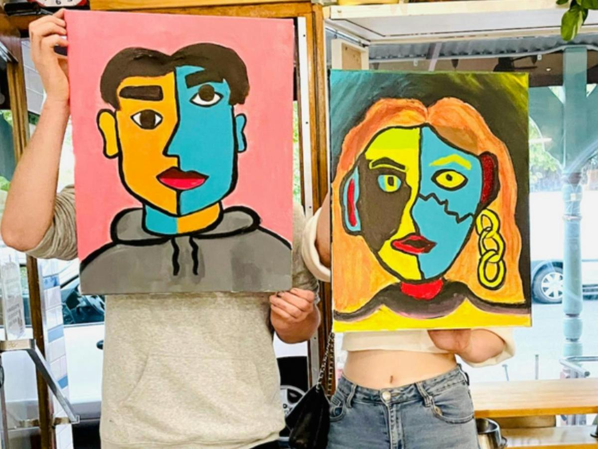 Paint & Sip Adelaide - Paint Your Partner by Paintelaide. Adelaide's Local Paint & Sip Pop Up Shop