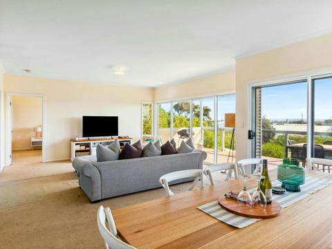 Peaceful Beachside Getaway with Two Living Areas Sleeps Nine