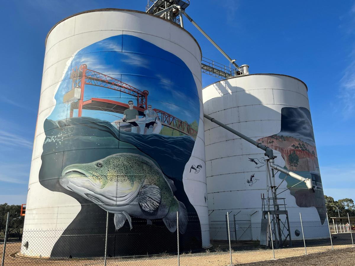 Paringa Silo Art - Paringa Bridge