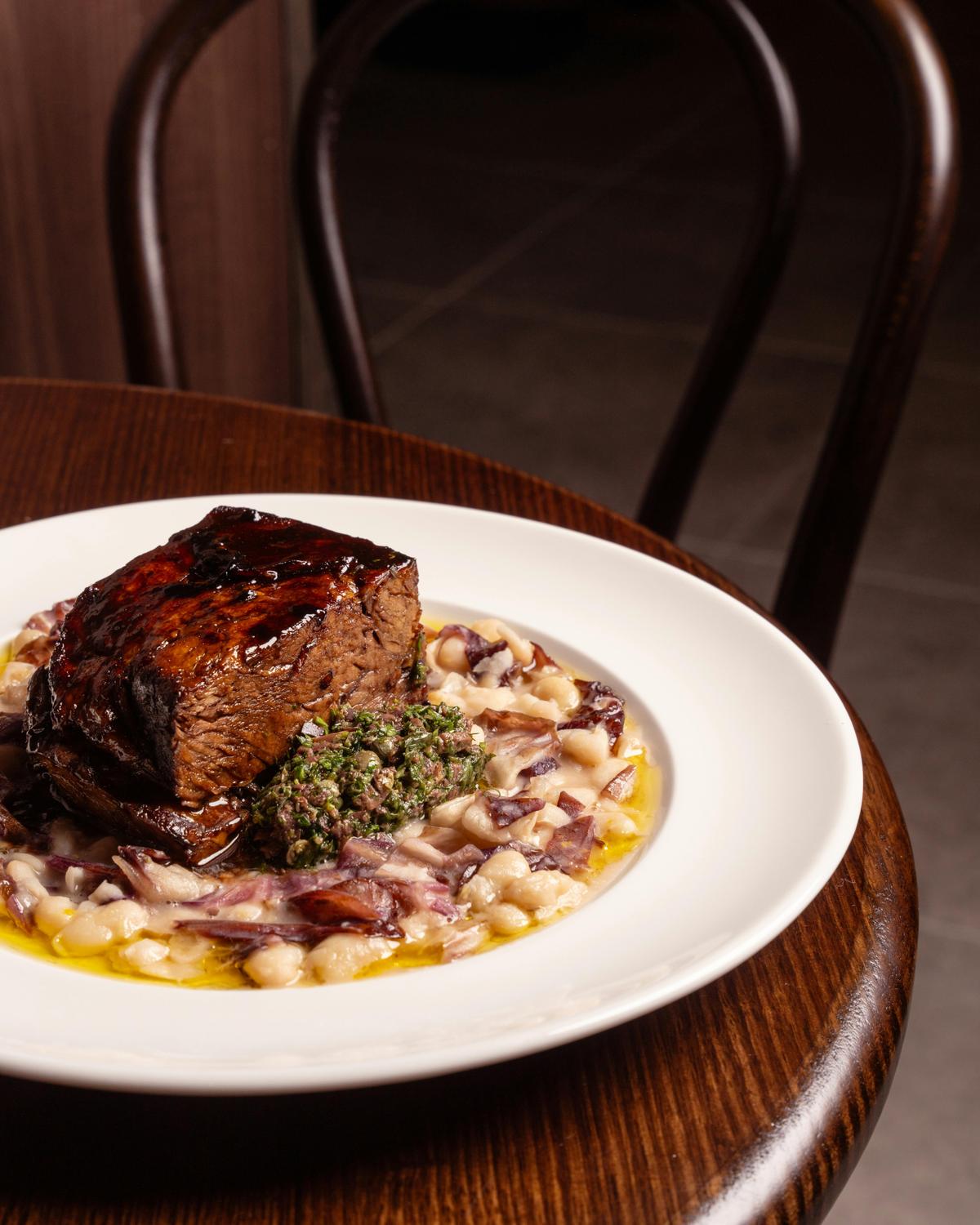 Slow cooked lamb