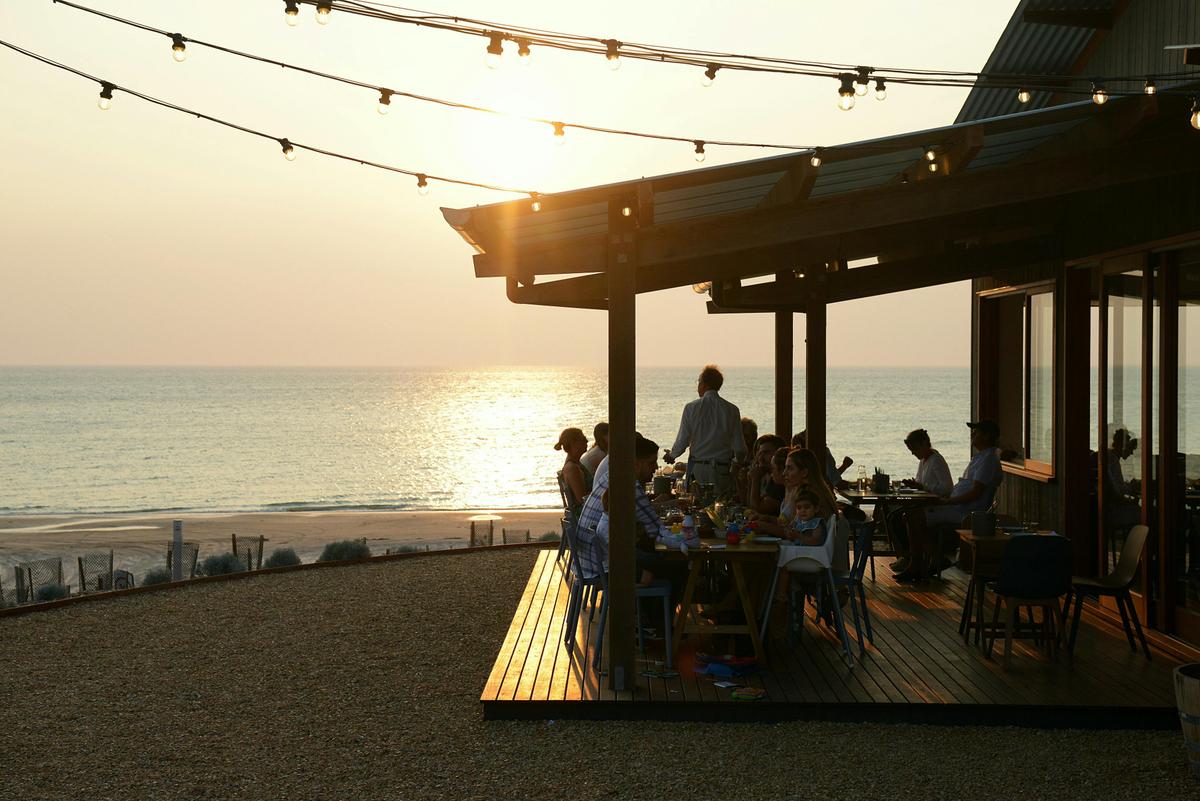 Sunset on the Southern dining deck