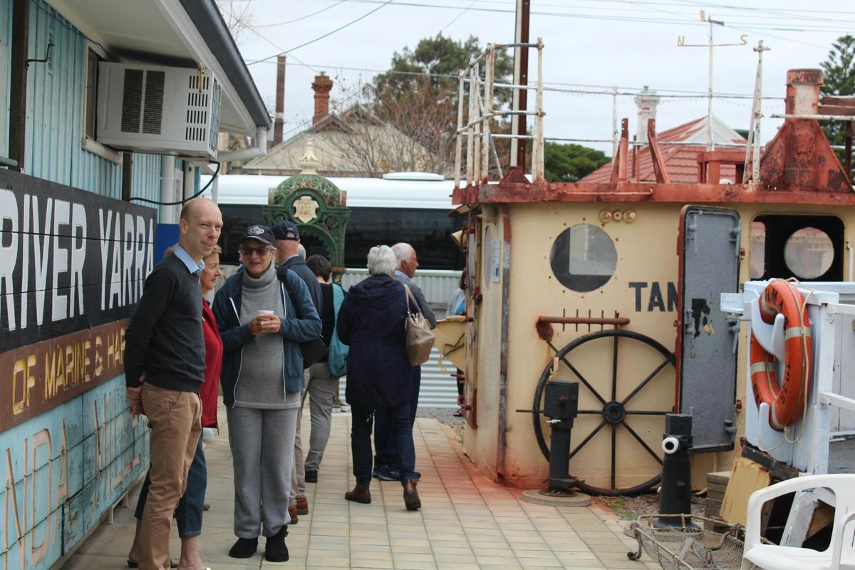 Visitors at the Port  Adelaide Historical Society Museum