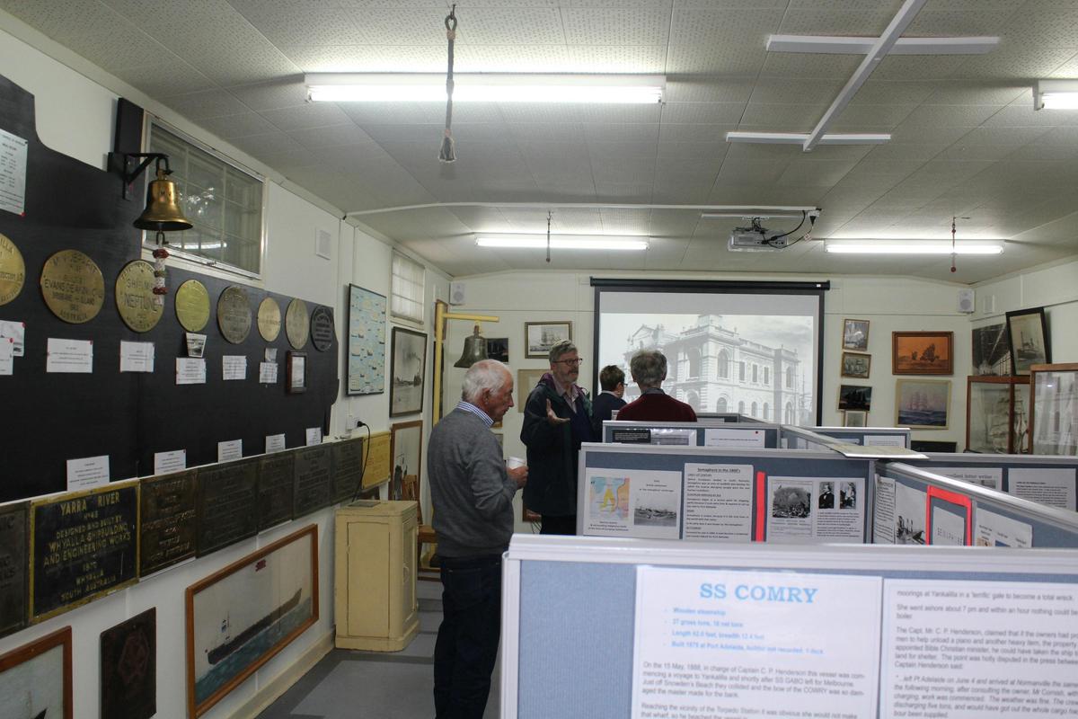 Inside Port Adelaide Historical Society Museum