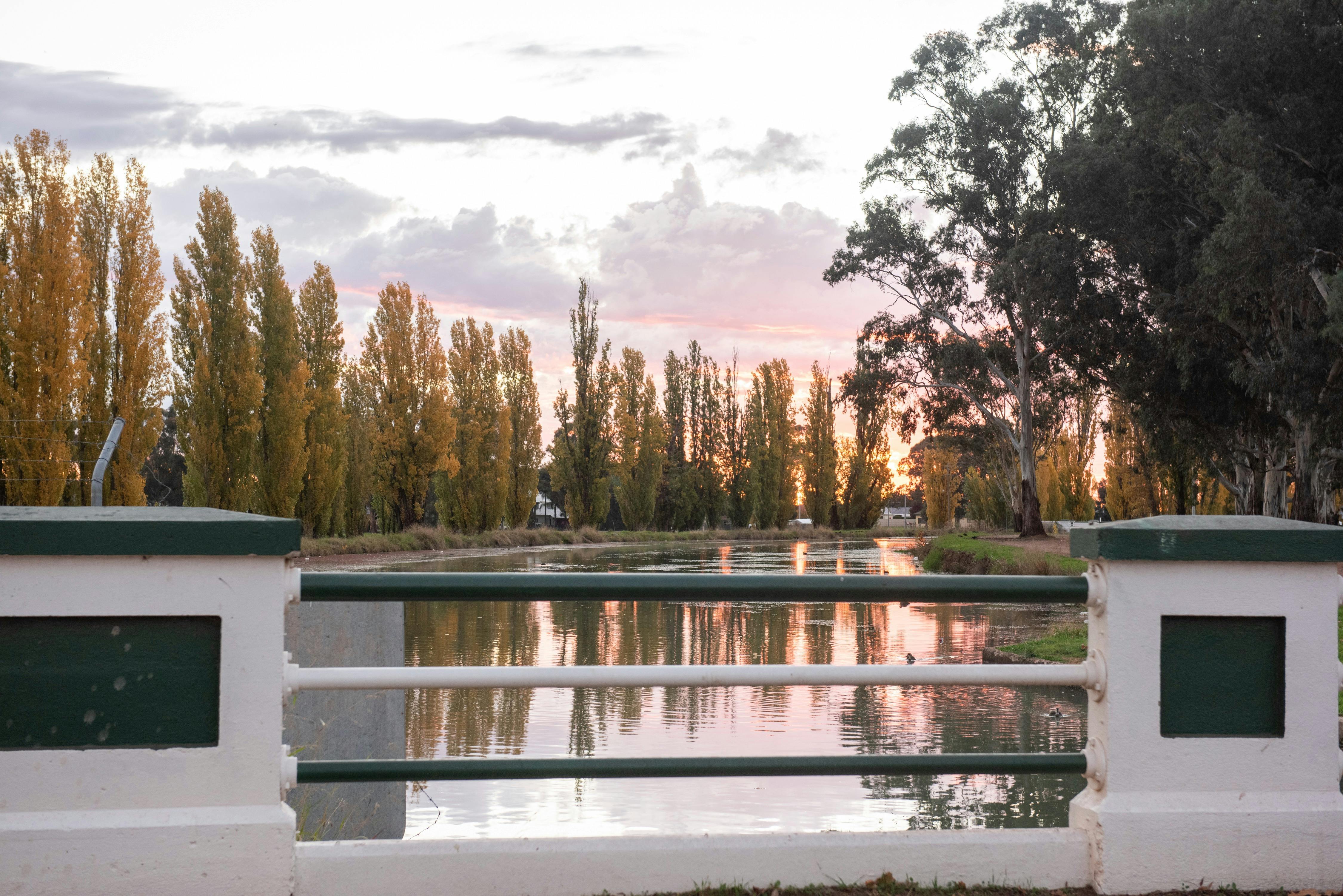 The Main Canal from the Burley Griffin Designed bridge