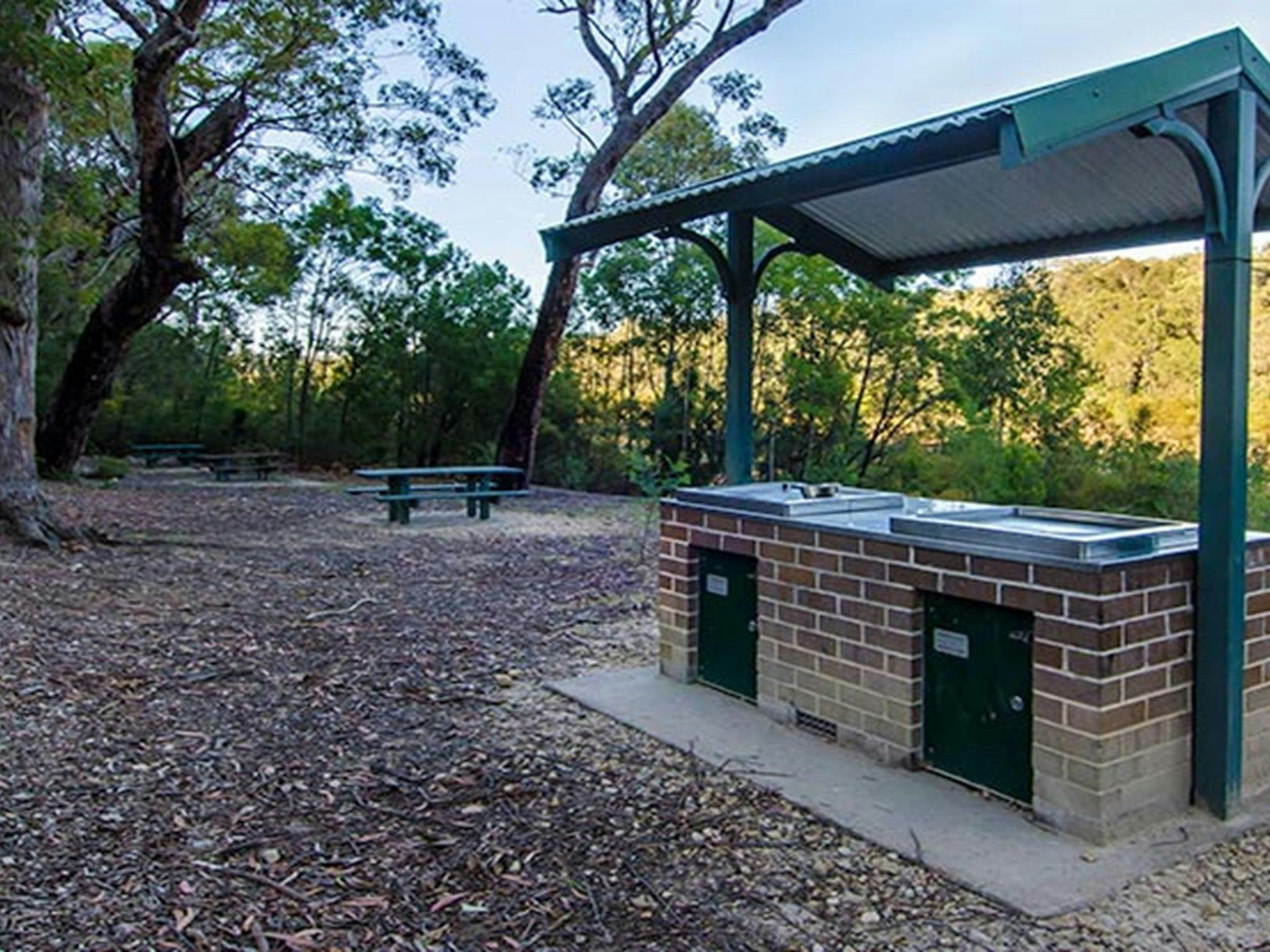 Werri Berri picnic area barbecue, Thirlmere Lakes National Park. Photo: John Spencer