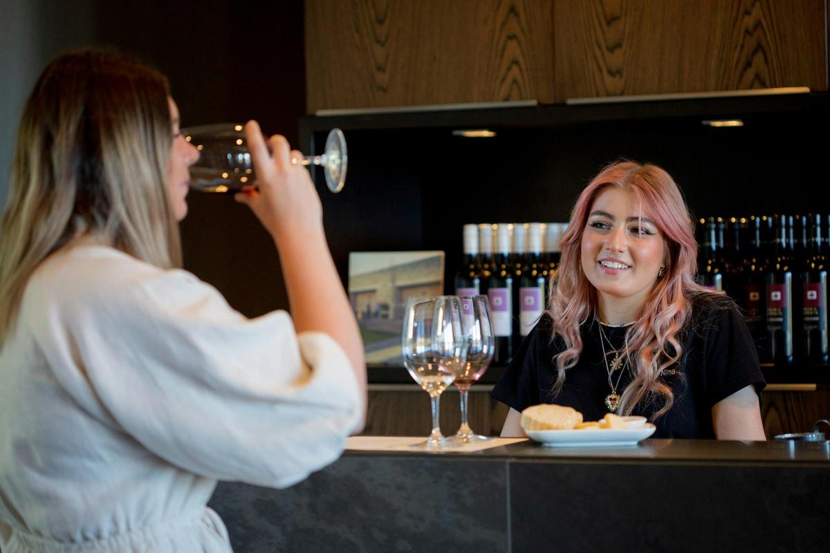 Our wines are served with freshly baked bread and our own olive oil.