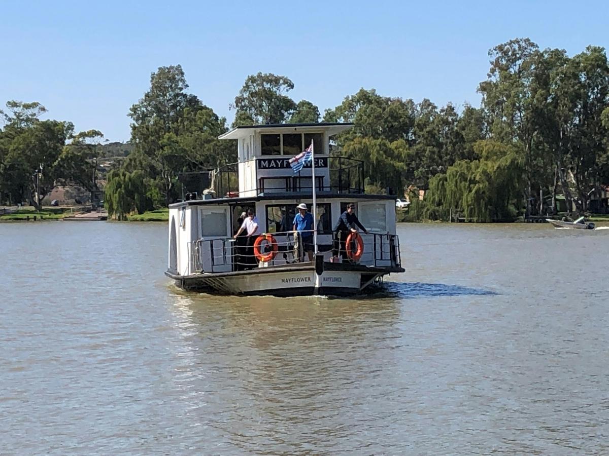 PW Mayflower on the River Murray