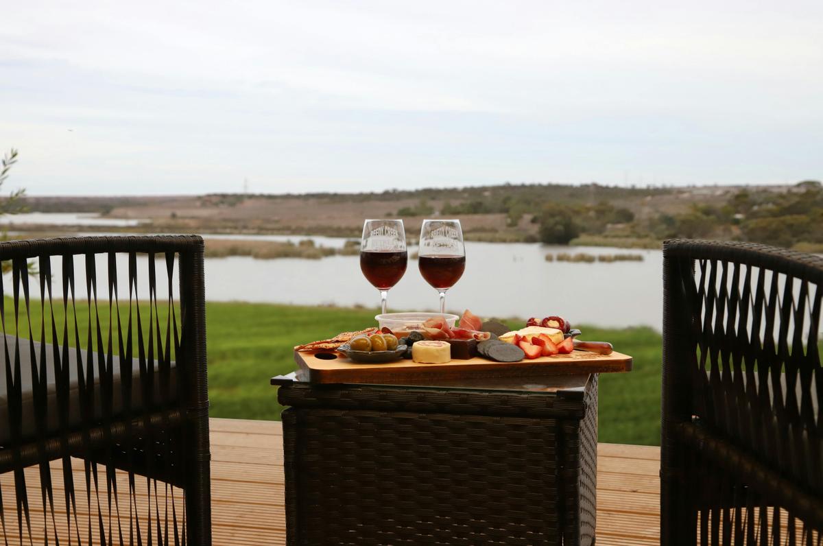 Nice Platter Wine Amazing Views