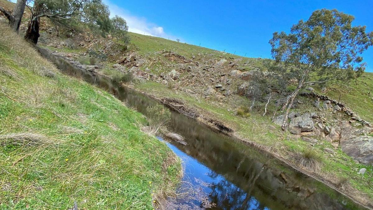 When the river is flowing it is so beautiful 