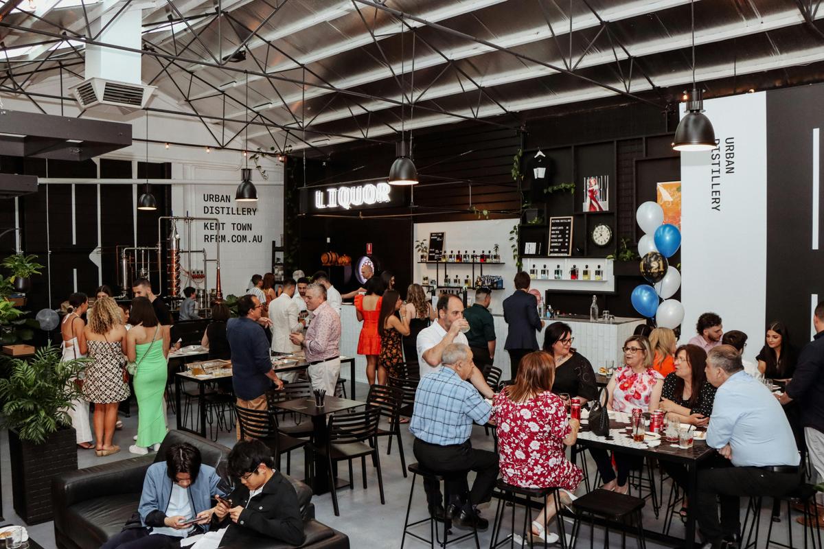 Inside of Reform Distilling