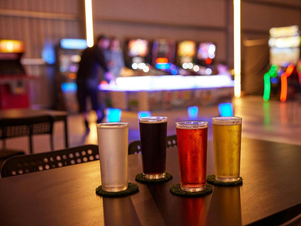 Beers in the barcade